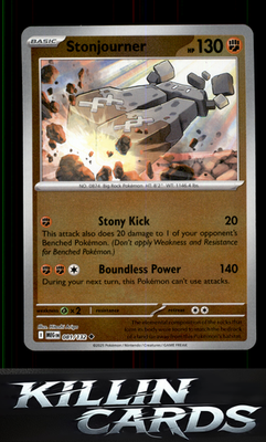 Reverse Holofoil Stonjourner 081/132 Pokemon Uncommon ME01: Mega Evolution Card