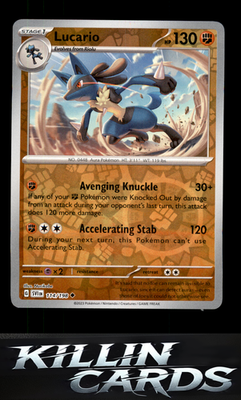 Reverse Holofoil Lucario - 114/198 114/198 Pokemon Uncommon SV01: Scarlet & Viol