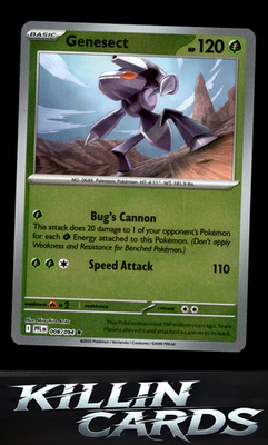 Reverse Holofoil Genesect 008/094 Pokemon Rare ME02: Phantasmal Flames Card NM