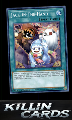 1st Edition Jack-In-The-Hand MP21-EN209 YuGiOh Common 2021 Tin of Ancient Battle