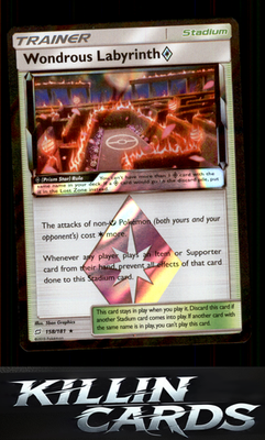 Wondrous Labyrinth Prism Star 158/181 Pokemon Prism Rare SM - Team Up Card NM