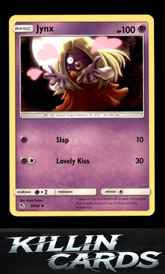 Jynx 30/68 Pokemon Uncommon Hidden Fates Card NM