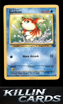 Goldeen 53/64 Pokemon Common Jungle Card LP