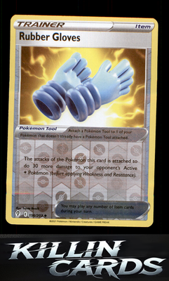Reverse Holofoil Rubber Gloves 156/203 Pokemon Uncommon SWSH07: Evolving Skies C