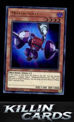 1st Edition Motor Shell GFP2-EN030 YuGiOh Ultra Rare Ghosts From the Past: The 2