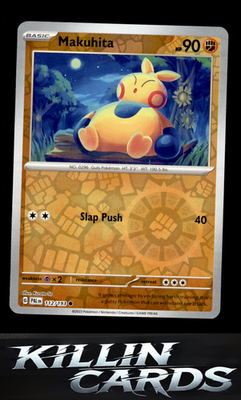 Reverse Holofoil Makuhita 112/193 Pokemon Common SV02: Paldea Evolved Card NM