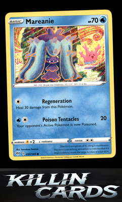 Mareanie 051/189 Pokemon Common SWSH03: Darkness Ablaze Card NM