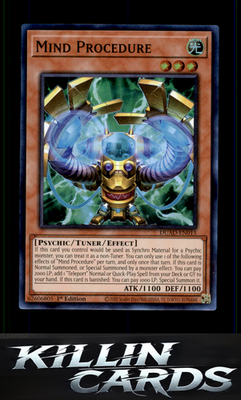 1st Edition Mind Procedure DUAD-EN015 YuGiOh Super Rare Duelist's Advance Card N