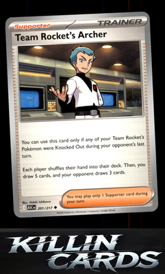 Team Rocket's Archer 201/217 Pokemon Uncommon ME: Ascended Heroes Card NM
