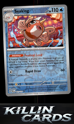 Reverse Holofoil Seaking 021/131 Pokemon Uncommon SV: Prismatic Evolutions Card