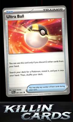 Ultra Ball 091/091 Pokemon Uncommon SV: Paldean Fates Card NM