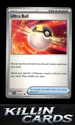 Ultra Ball - 213/217 213/217 Pokemon Common ME: Ascended Heroes Card NM