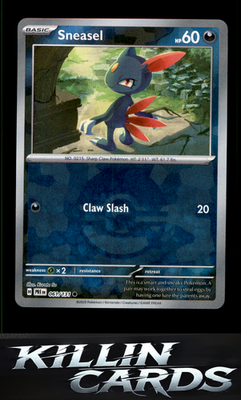 Sneasel (Poke Ball Pattern) 061/131 Pokemon Common SV: Prismatic Evolutions Card