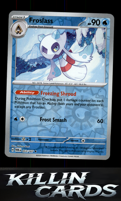 Reverse Holofoil Froslass - 053/167 053/167 Pokemon Rare SV06: Twilight Masquera