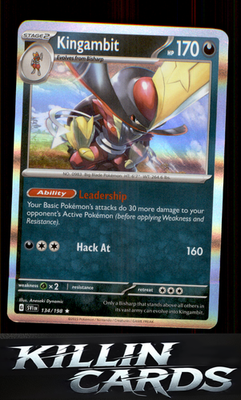 Kingambit - 134/198 134/198 Pokemon Rare SV01: Scarlet & Violet Base Set Card NM