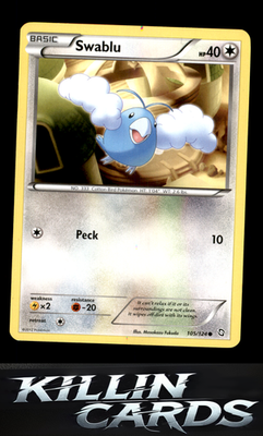 Swablu (105) 105/124 Pokemon Common Dragons Exalted Card NM