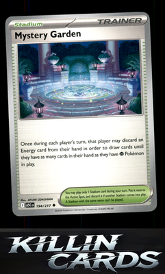Mystery Garden 194/217 Pokemon Uncommon ME: Ascended Heroes Card NM