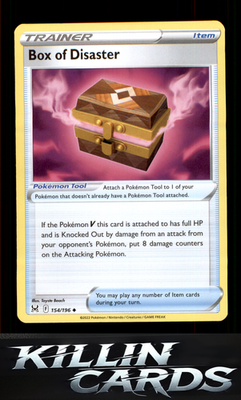Box of Disaster 154/196 Pokemon Uncommon SWSH11: Lost Origin Card NM