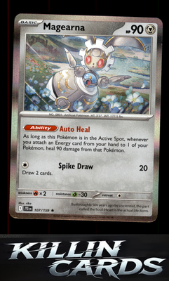 Magearna 107/159 Pokemon Rare SV09: Journey Together Card NM