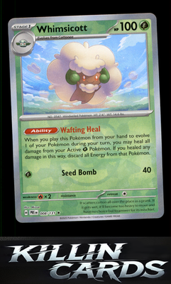 Whimsicott (Poke Ball Pattern) 008/131 Pokemon Rare SV: Prismatic Evolutions Car