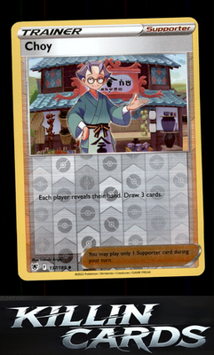 Reverse Holofoil Choy 137/189 Pokemon Uncommon SWSH10: Astral Radiance Card NM