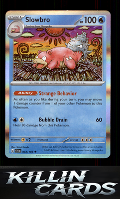 Slowbro 043/198 Pokemon Rare SV01: Scarlet & Violet Base Set Card NM