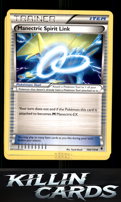 Manectric Spirit Link 100/119 Pokemon Uncommon XY - Phantom Forces Card NM