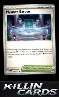 Mystery Garden 194/217 Pokemon Uncommon ME: Ascended Heroes Card NM