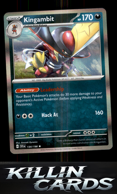 Kingambit - 134/198 134/198 Pokemon Rare SV01: Scarlet & Violet Base Set Card NM