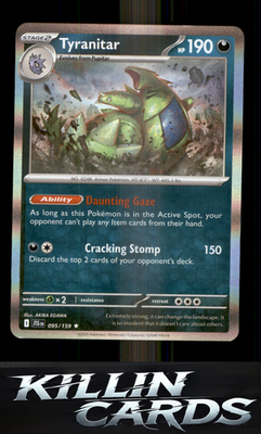 Tyranitar 095/159 Pokemon Rare SV09: Journey Together Card NM