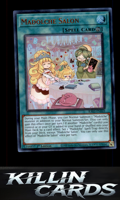 1st Edition Madolche Salon RA03-EN069 YuGiOh Super Rare Quarter Century Bonanza