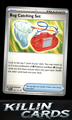 Bug Catching Set 102/131 Pokemon Uncommon SV: Prismatic Evolutions Card NM