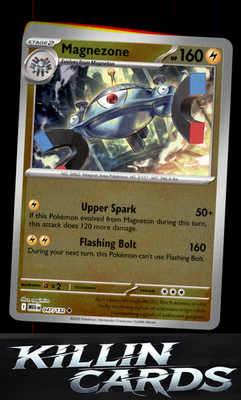 Reverse Holofoil Magnezone 047/132 Pokemon Uncommon ME01: Mega Evolution Card NM