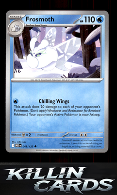 Frosmoth 043/132 Pokemon Uncommon ME01: Mega Evolution Card NM