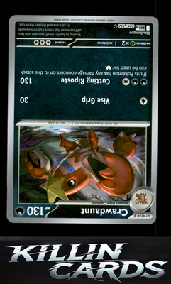 Reverse Holofoil Crawdaunt 085/132 Pokemon Uncommon ME01: Mega Evolution Card NM