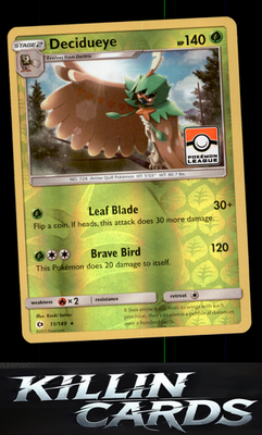 Decidueye - 11/149 (Pokemon League) 011/149 Pokemon Promo League & Championship