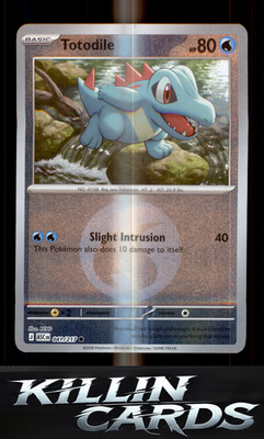 Reverse Holofoil Totodile (Energy Symbol Pattern) 041/217 Pokemon Common ME: Asc