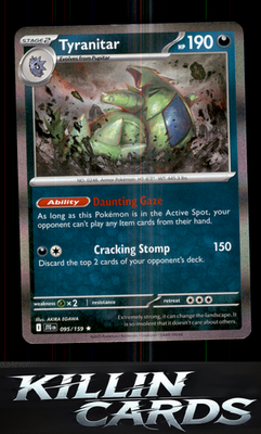 Tyranitar 095/159 Pokemon Rare SV09: Journey Together Card NM