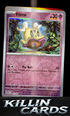 Reverse Holofoil Flittle - 041/091 041/091 Pokemon Common SV: Paldean Fates Card