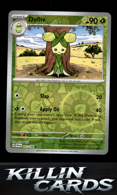 Reverse Holofoil Dolliv - 022/198 022/198 Pokemon Common SV01: Scarlet & Violet