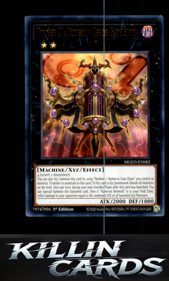 1st Edition Number C1: Numeron Chaos Gate Sunya MGED-EN082 YuGiOh Rare Maximum G