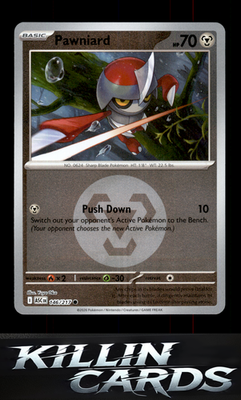 Reverse Holofoil Pawniard (Energy Symbol Pattern) 146/217 Pokemon Common ME: Asc