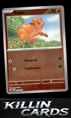 Reverse Holofoil Vulpix - 019/132 019/132 Pokemon Common ME01: Mega Evolution Ca