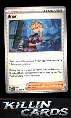 Briar 100/131 Pokemon Uncommon SV: Prismatic Evolutions Card NM