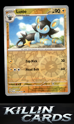 Reverse Holofoil Luxio 070/193 Pokemon Uncommon SV02: Paldea Evolved Card NM
