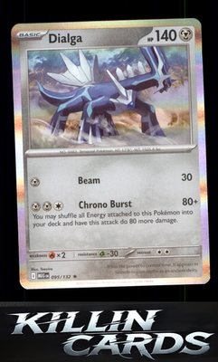 Dialga 095/132 Pokemon Rare ME01: Mega Evolution Card NM