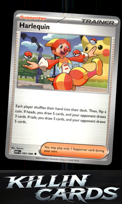 Harlequin 083/086 Pokemon Uncommon SV: White Flare Card NM
