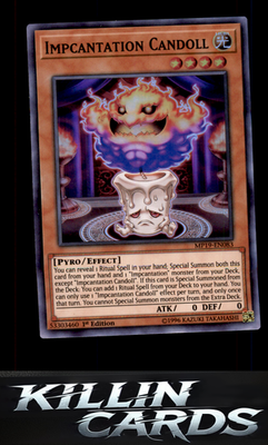 1st Edition Impcantation Candoll MP19-EN083 YuGiOh Super Rare 2019 Gold Sarcopha
