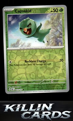 Reverse Holofoil Capsakid - 023/197 023/197 Pokemon Common SV03: Obsidian Flames