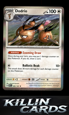 Dodrio 085/165 Pokemon Rare SV: Scarlet & Violet 151 Card NM